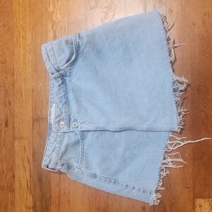 Zara size L jean skort